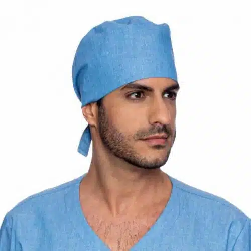 touca masculino azul jeans