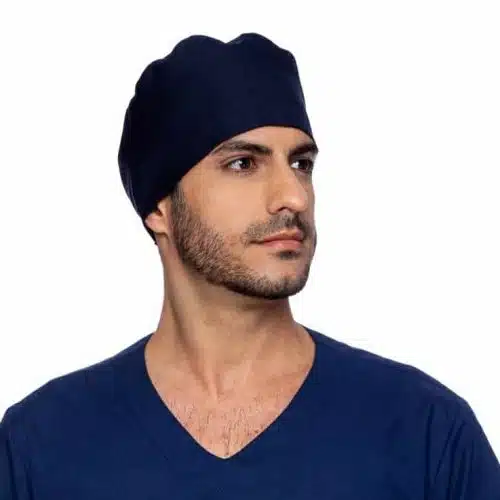 touca masculino azul marinho