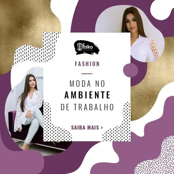 moda no ambiente de trabalho.