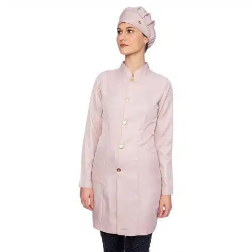 JALECO FEMININO NUDE ROSA