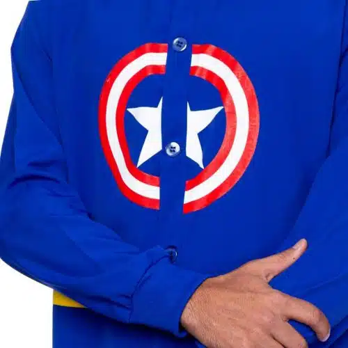 JALECO MASCULINO CAPITÃO AMERICA