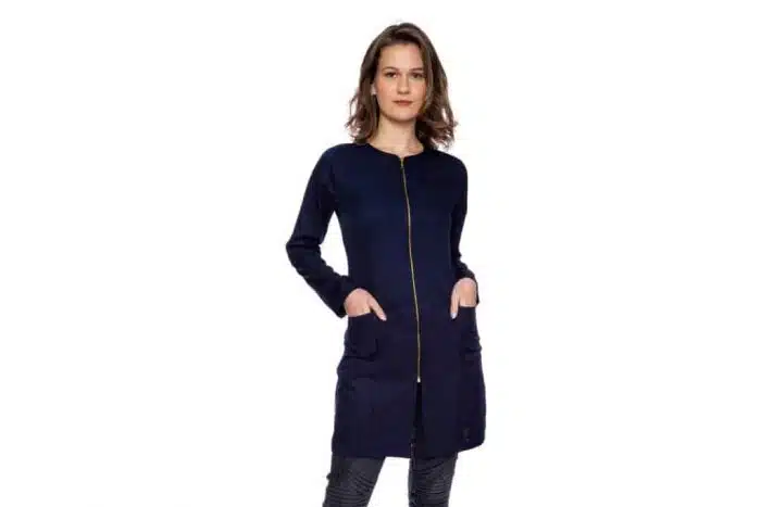 Jaleco Dior Azul Marinho FAIKO Jalecos