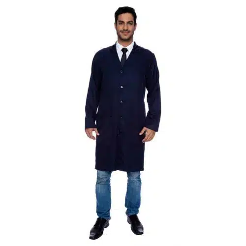Jaleco Masculino Azul Marinho FAIKO Jalecos
