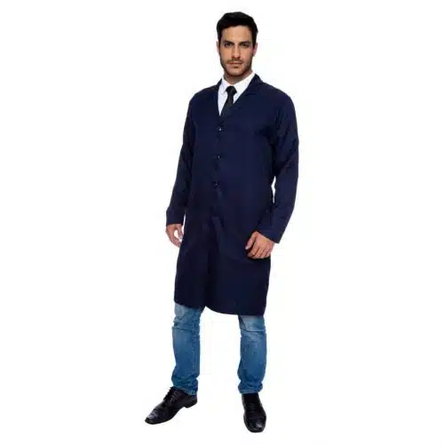 Jaleco Masculino Azul Marinho FAIKO Jalecos