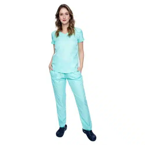 PIJAMA CIRURGICO FEMININO VERDE CLARO