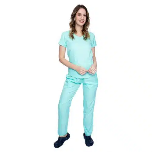PIJAMA CIRURGICO FEMININO VERDE CLARO