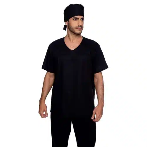 PIJAMA CIRURGICO PRETO LISO
