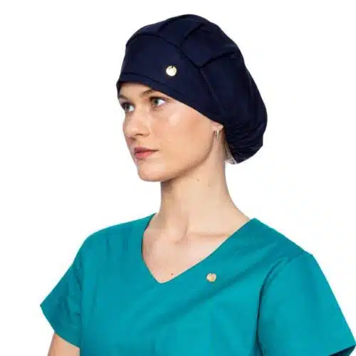 touca feminino azul marinho