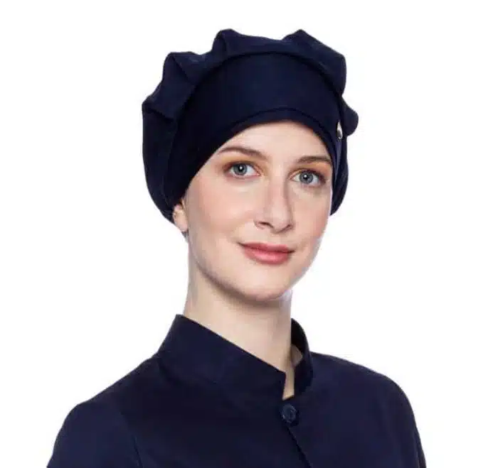 touca feminino azul marinho
