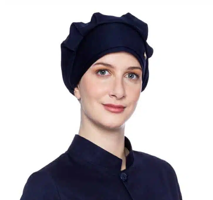 touca feminino azul marinho
