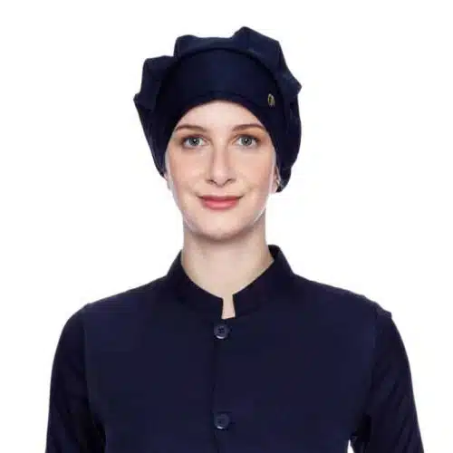 touca feminino azul marinho