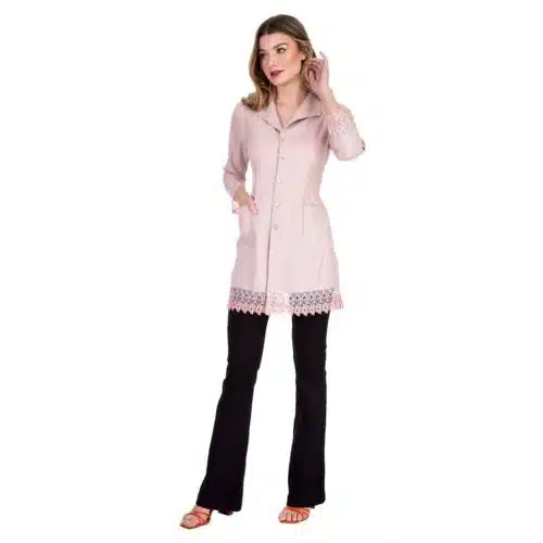 Jaleco Feminino Cristal Nude