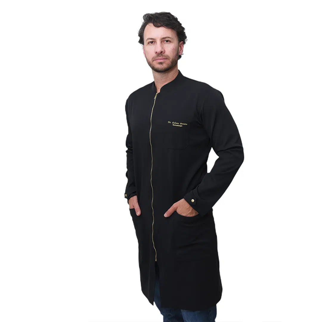 Jaleco Lohan Slim Masculino Preto