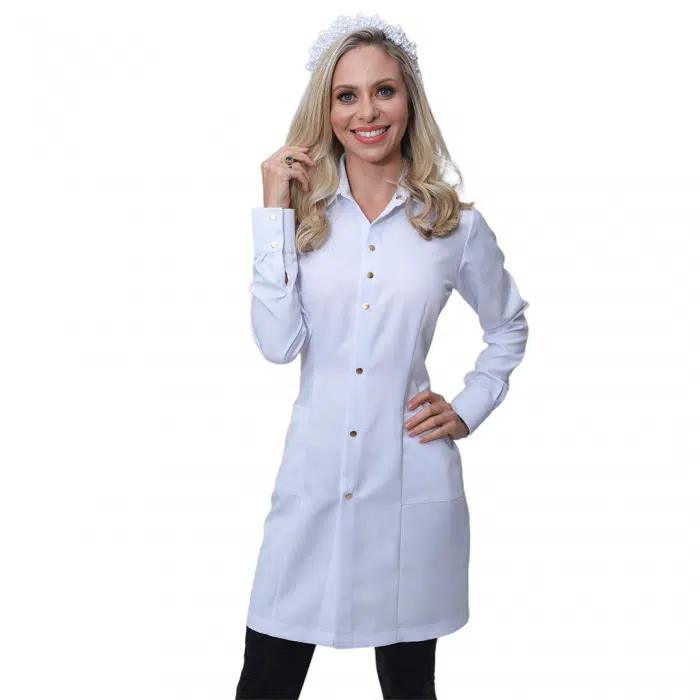 Jaleco Kim Feminino Branco
