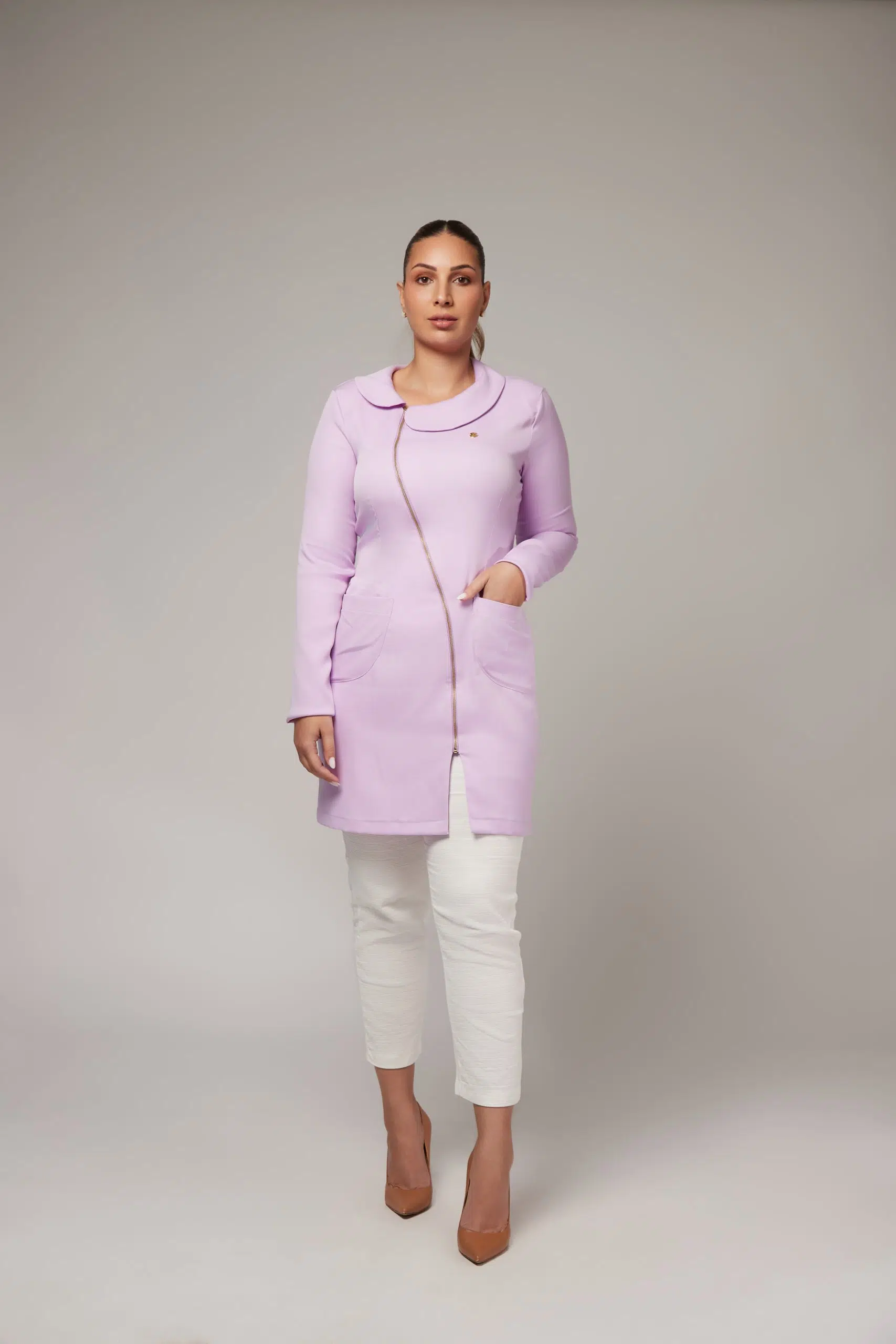 Jaleco Adelia Lilas scaled