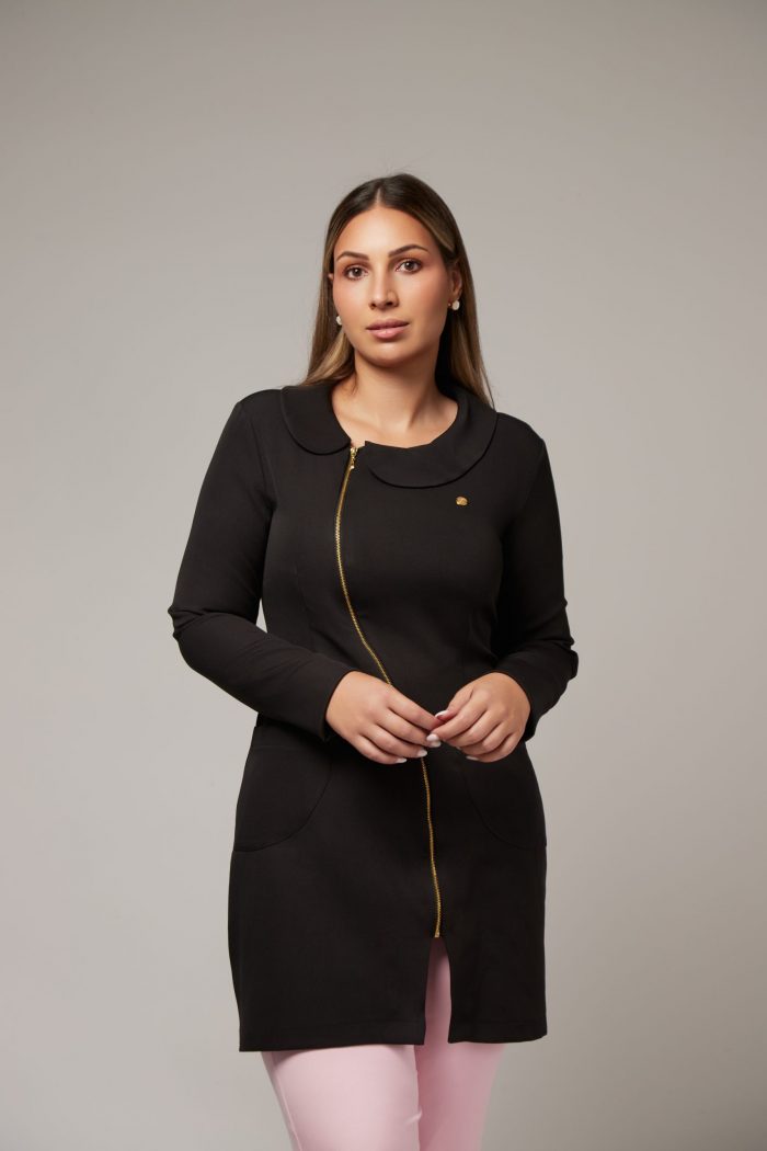 Jaleco-Adélia-Preto Jaleco-Adélia-Preto